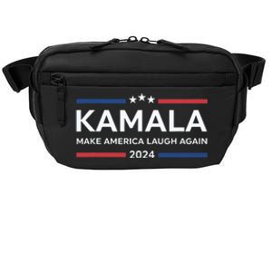 Kamala Make America Laugh Again American Flag 2024 Crossbody Pack