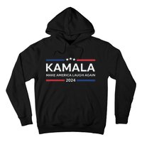 Kamala Make America Laugh Again American Flag 2024 Hoodie