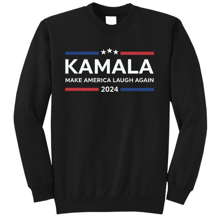 Kamala Make America Laugh Again American Flag 2024 Sweatshirt