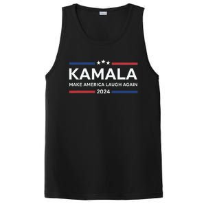 Kamala Make America Laugh Again American Flag 2024 PosiCharge Competitor Tank