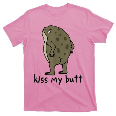 Kiss My Butt Green Frog T-Shirt