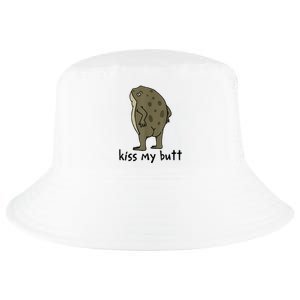 Kiss My Butt Green Frog Cool Comfort Performance Bucket Hat