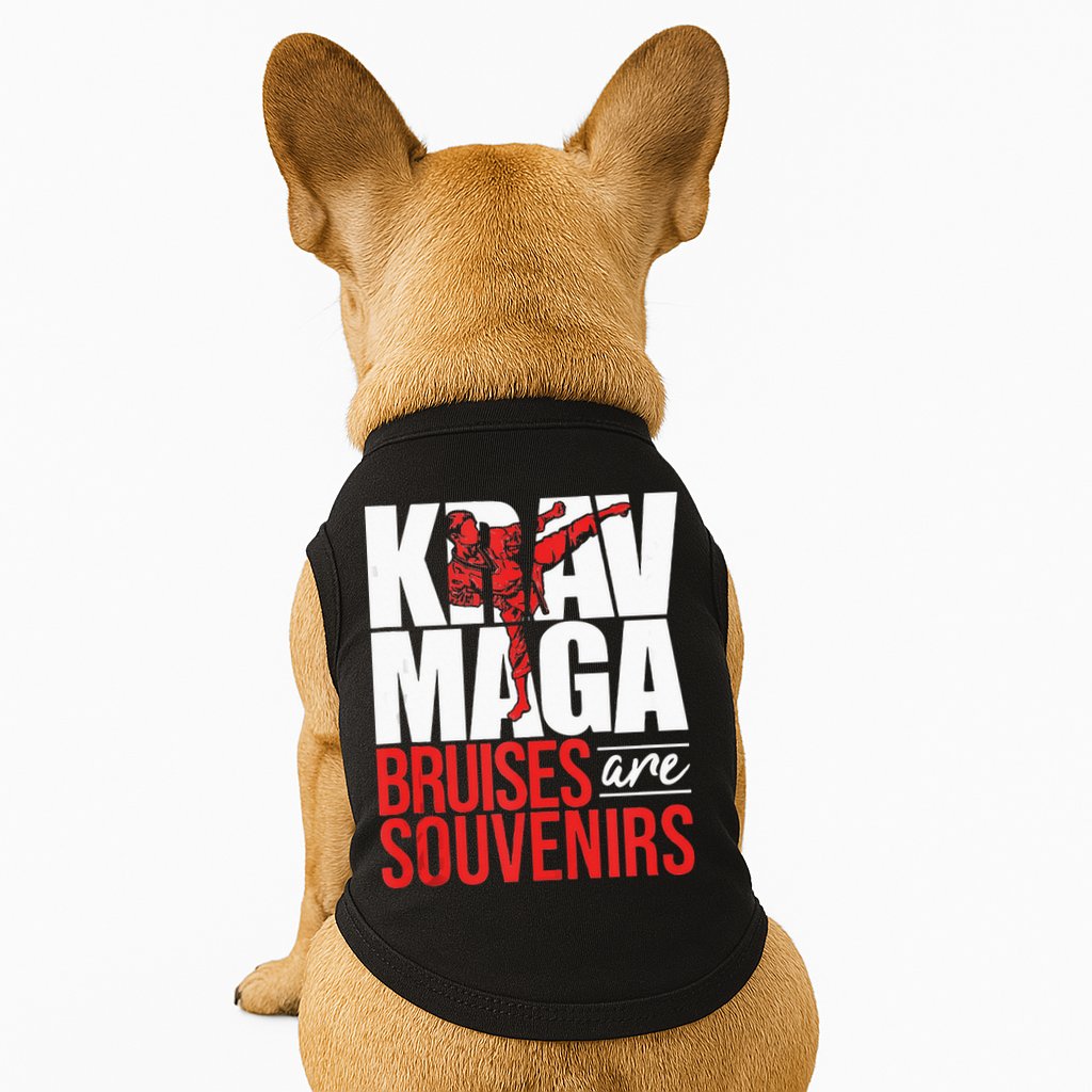 Krav Maga Bruises Are Souvenirs Israeli Self Defense MMA Doggie Tank