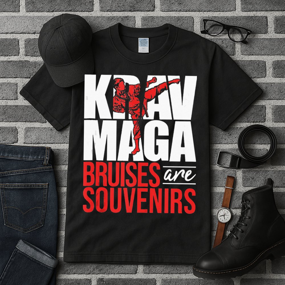Krav Maga Bruises Are Souvenirs Israeli Self Defense MMA Tall T-Shirt