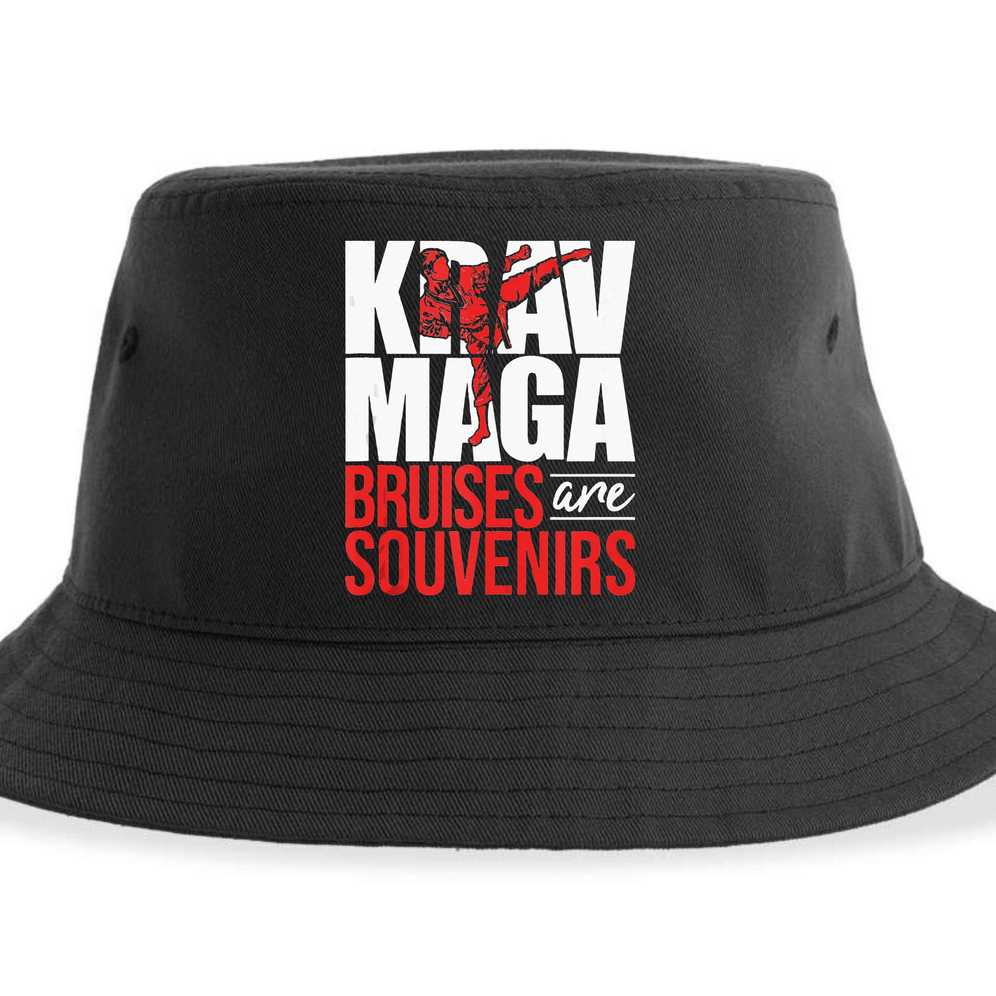 Krav Maga Bruises Are Souvenirs Israeli Self Defense MMA Sustainable Bucket Hat