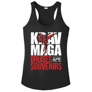 Krav Maga Bruises Are Souvenirs Israeli Self Defense MMA Ladies PosiCharge Competitor Racerback Tank