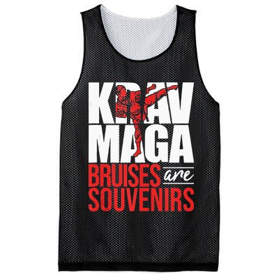 Krav Maga Bruises Are Souvenirs Israeli Self Defense MMA Mesh Reversible Basketball Jersey Tank