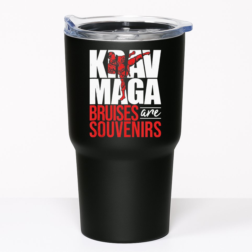 Krav Maga Bruises Are Souvenirs Israeli Self Defense MMA Tumbler