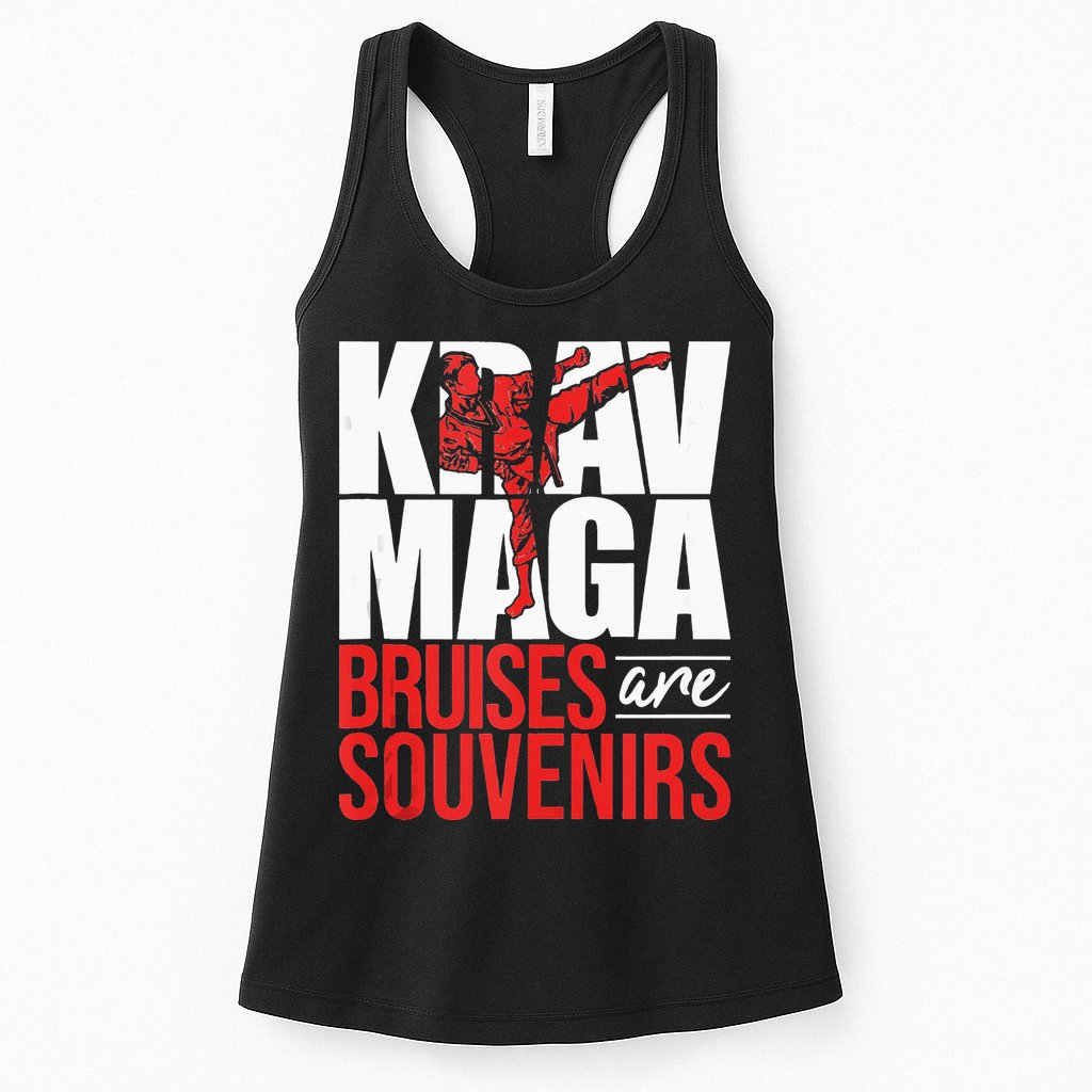 Krav Maga Bruises Are Souvenirs Israeli Self Defense MMA Womens Tank Top