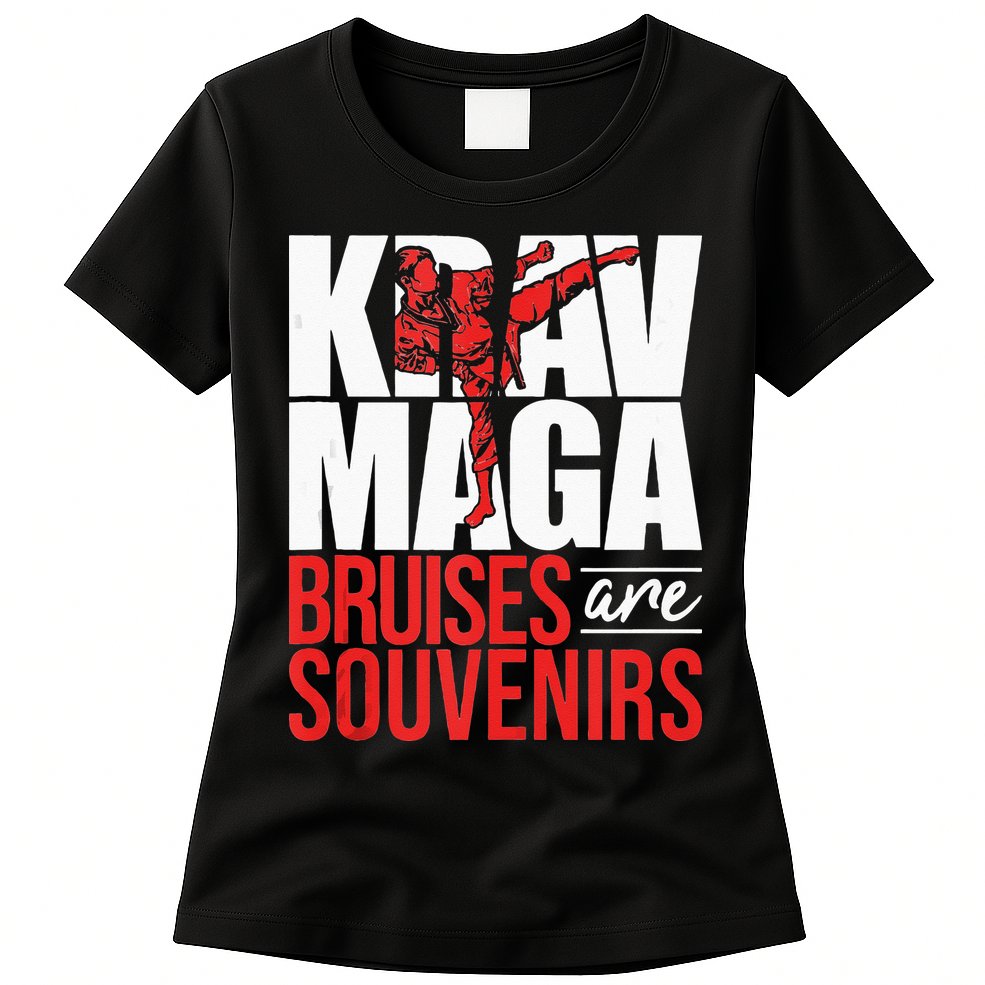 Krav Maga Bruises Are Souvenirs Israeli Self Defense MMA Womens T-Shirt
