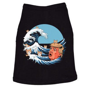 Kamala Merchandise Blue Cat Wave Trump Doggie Tank