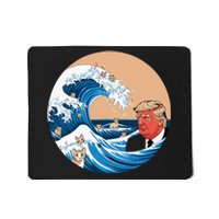 Kamala Merchandise Blue Cat Wave Trump Mousepad