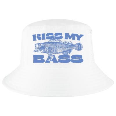 Kiss My Bass Vintage Fishing Cool Comfort Performance Bucket Hat