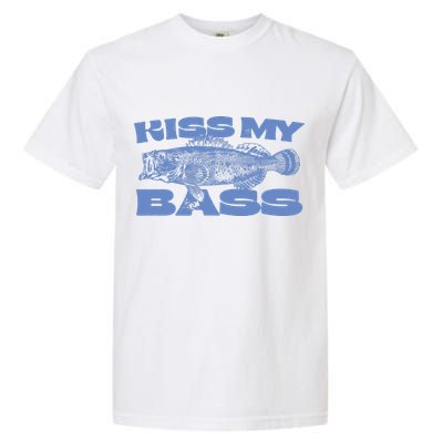 Kiss My Bass Vintage Fishing Garment-Dyed Heavyweight T-Shirt