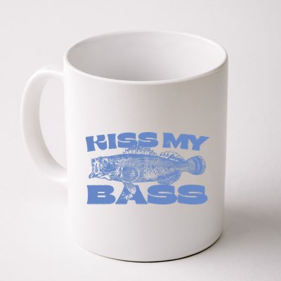 Kiss My Bass Vintage Fishing Mug