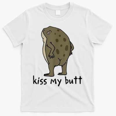 Kiss My Butt Funny Frog T-Shirt