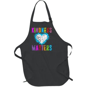 Kindness Matters Choose Kind Anti Bullying Movement Full-Length Apron With Pockets