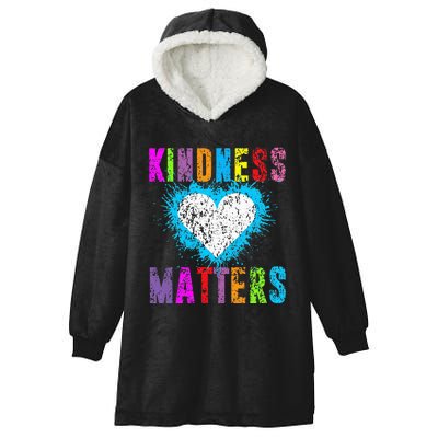 Kindness Matters Choose Kind Anti Bullying Movement Hooded Wearable Blanket