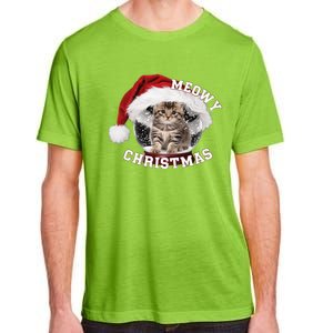 Kitten Meowy Christmas Gift Adult ChromaSoft Performance T-Shirt