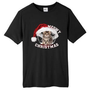 Kitten Meowy Christmas Gift Tall Fusion ChromaSoft Performance T-Shirt