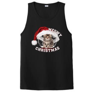 Kitten Meowy Christmas Gift PosiCharge Competitor Tank