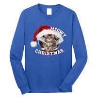 Kitten Meowy Christmas Gift Long Sleeve Shirt