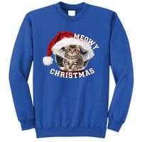 Kitten Meowy Christmas Gift Sweatshirt