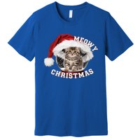 Kitten Meowy Christmas Gift Premium T-Shirt