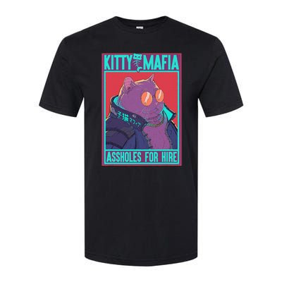 Kitty Mafia Cute Clothes Cat Japanese Aesthetic Softstyle® CVC T-Shirt