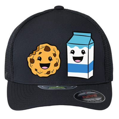 Kawaii Milk Chocolate Chip Cookie Flexfit Unipanel Trucker Cap