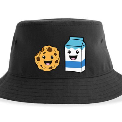 Kawaii Milk Chocolate Chip Cookie Sustainable Bucket Hat