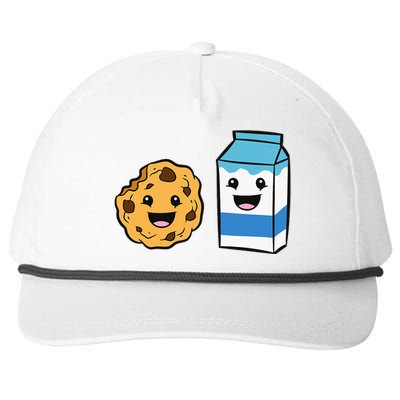 Kawaii Milk Chocolate Chip Cookie Snapback Five-Panel Rope Hat