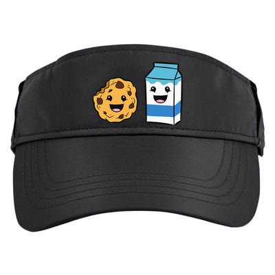 Kawaii Milk Chocolate Chip Cookie Adult Drive Performance Visor