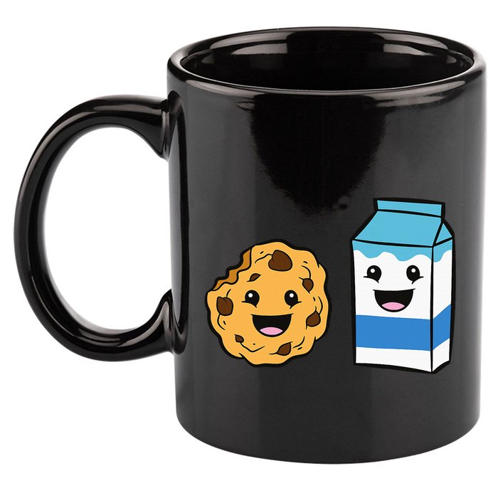 Kawaii Milk Chocolate Chip Cookie 11oz C Handle Ceramic Mug