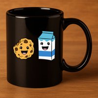 Kawaii Milk Chocolate Chip Cookie 11oz C Handle Ceramic Mug