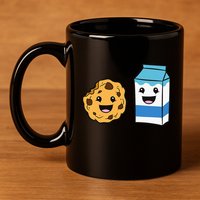 Kawaii Milk Chocolate Chip Cookie 11oz C Handle Ceramic Mug