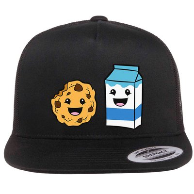 Kawaii Milk Chocolate Chip Cookie Flatbill Hat