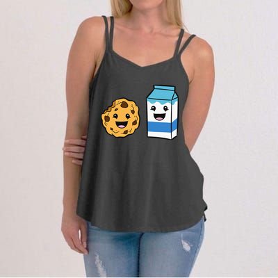 Kawaii Milk Chocolate Chip Cookie Women's Strappy Tank