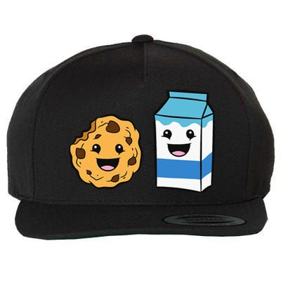 Kawaii Milk Chocolate Chip Cookie Wool Snapback Cap