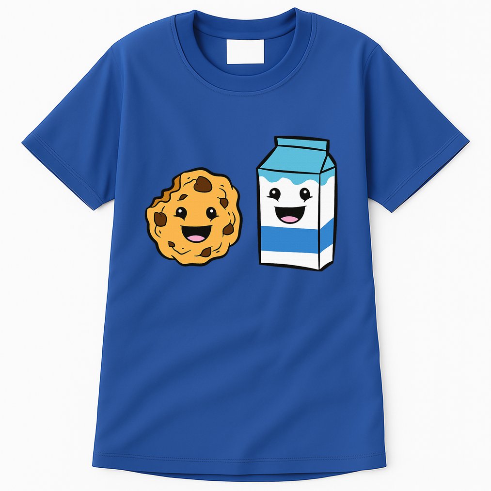 Kawaii Milk Chocolate Chip Cookie Tall T-Shirt