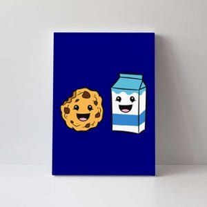 Kawaii Milk Chocolate Chip Cookie Canvas