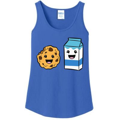 Kawaii Milk Chocolate Chip Cookie Ladies Essential Tank