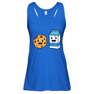 Kawaii Milk Chocolate Chip Cookie Ladies Essential Flowy Tank