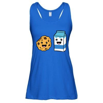 Kawaii Milk Chocolate Chip Cookie Ladies Essential Flowy Tank