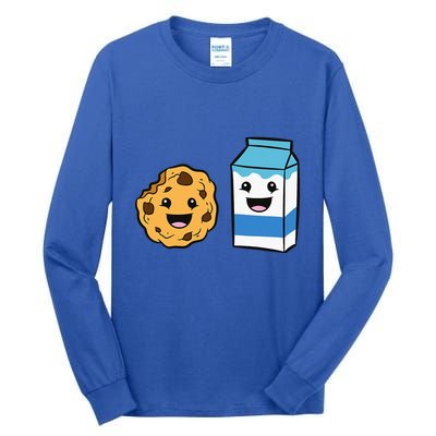 Kawaii Milk Chocolate Chip Cookie Tall Long Sleeve T-Shirt