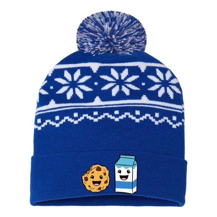 Kawaii Milk Chocolate Chip Cookie USA-Made Snowflake Beanie