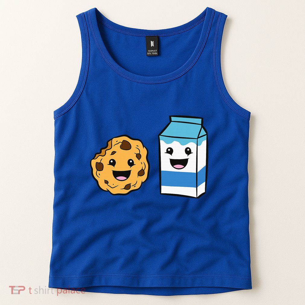 Kawaii Milk Chocolate Chip Cookie Tank Top