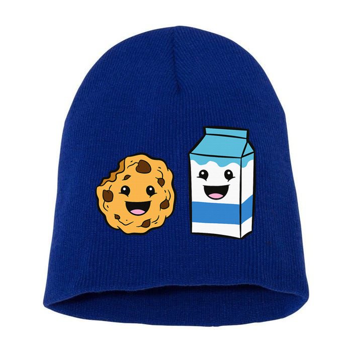 Kawaii Milk Chocolate Chip Cookie Short Acrylic Beanie