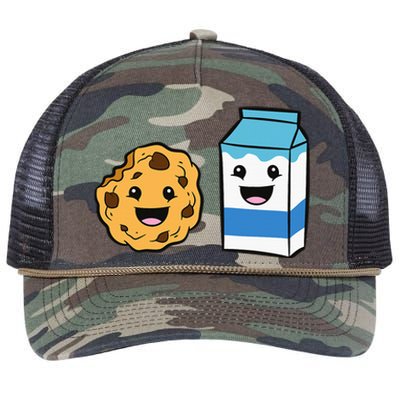 Kawaii Milk Chocolate Chip Cookie Retro Rope Trucker Hat Cap