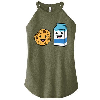 Kawaii Milk Chocolate Chip Cookie Women's Perfect Tri Rocker Tank